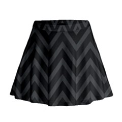 Zigzag  Pattern Mini Flare Skirt by Valentinaart