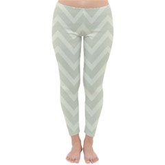 Zigzag  Pattern Classic Winter Leggings by Valentinaart