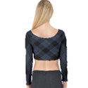 Zigzag pattern Long Sleeve Crop Top View2