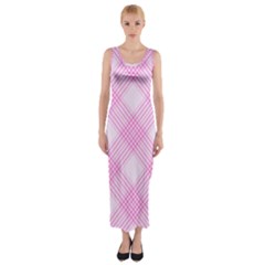 Zigzag Pattern Fitted Maxi Dress by Valentinaart