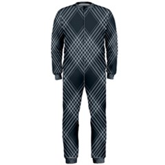 Zigzag Pattern Onepiece Jumpsuit (men)  by Valentinaart