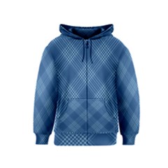 Zigzag Pattern Kids  Zipper Hoodie by Valentinaart