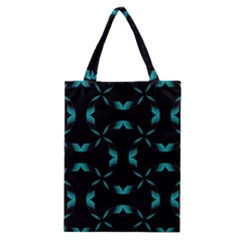 Background Black Blue Polkadot Classic Tote Bag by Mariart