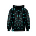 Background Black Blue Polkadot Kids  Zipper Hoodie View1