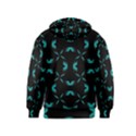 Background Black Blue Polkadot Kids  Zipper Hoodie View2