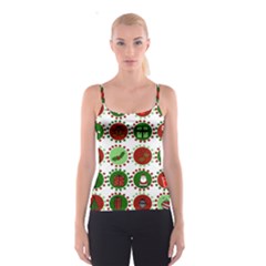 Christmas Spaghetti Strap Top by Mariart