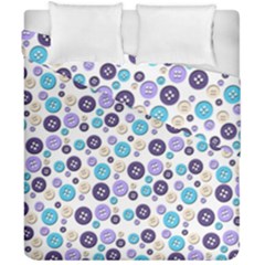 Buttons Chlotes Duvet Cover Double Side (California King Size)