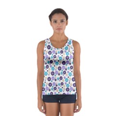 Buttons Chlotes Women s Sport Tank Top  by Mariart