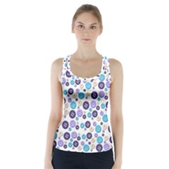 Buttons Chlotes Racer Back Sports Top by Mariart