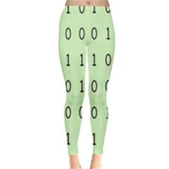 Code Number One Zero Leggings  by Mariart