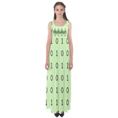 Code Number One Zero Empire Waist Maxi Dress by Mariart