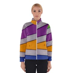 Colorful Geometry Shapes Line Green Grey Pirple Yellow Blue Winterwear by Mariart