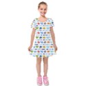 Coral Reef Fish Coral Star Kids  Short Sleeve Velvet Dress View1