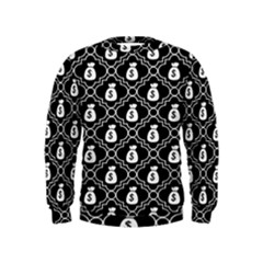 Dollar Money Bag Kids  Sweatshirt by Mariart