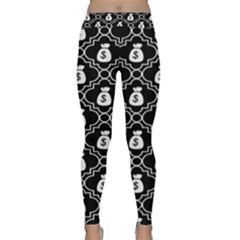 Dollar Money Bag Classic Yoga Leggings by Mariart