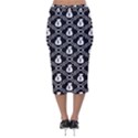 Dollar Money Bag Velvet Midi Pencil Skirt View2