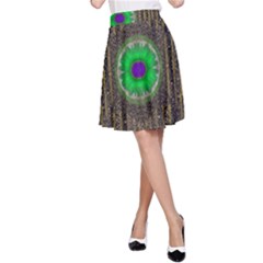 In The Stars And Pearls Is A Flower A-line Skirt by pepitasart