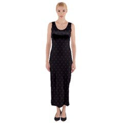 Dots Fitted Maxi Dress by Valentinaart