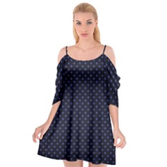 Dots Cutout Spaghetti Strap Chiffon Dress