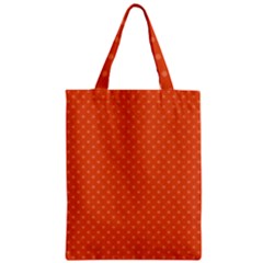 Dots Zipper Classic Tote Bag by Valentinaart