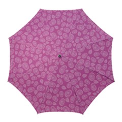 Floral Pattern Golf Umbrellas by Valentinaart