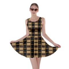 Geometric Shapes Plaid Line Skater Dress by Mariart