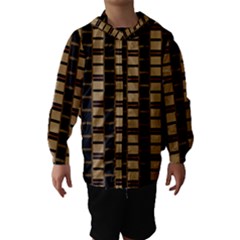 Geometric Shapes Plaid Line Hooded Wind Breaker (kids) by Mariart