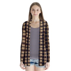 Geometric Shapes Plaid Line Cardigans by Mariart