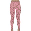 Horse Shoes Iron Pink Brown Classic Yoga Leggings View1