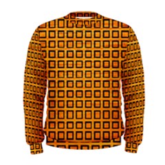 Halloween Squares Plaid Orange Men s Sweatshirt by Mariart