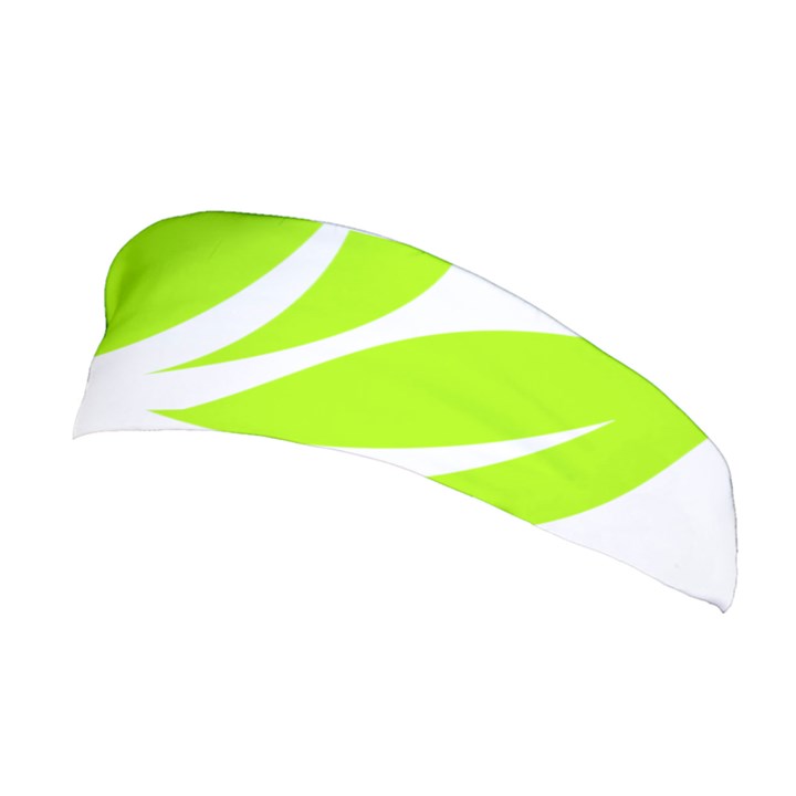 Leaf Green White Stretchable Headband