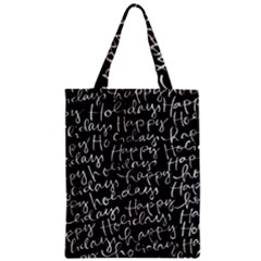 Happy Holidays Zipper Classic Tote Bag by Mariart