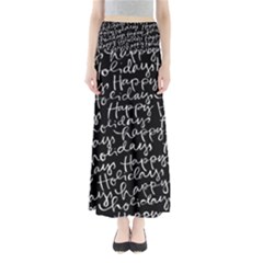 Happy Holidays Maxi Skirts by Mariart