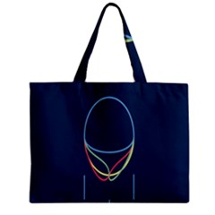 Line Light Blue Green Red Yellow Zipper Mini Tote Bag by Mariart