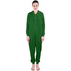 Mug Green Hot Tea Coffe Hooded Jumpsuit (ladies)  by Mariart