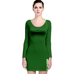 Mug Green Hot Tea Coffe Long Sleeve Velvet Bodycon Dress by Mariart