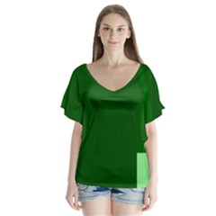 Mug Green Hot Tea Coffe Flutter Sleeve Top by Mariart