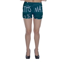 Maths School Multiplication Additional Shares Skinny Shorts by Mariart