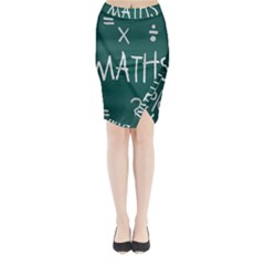 Maths School Multiplication Additional Shares Midi Wrap Pencil Skirt by Mariart