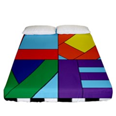 Rainbow Love Fitted Sheet (california King Size)