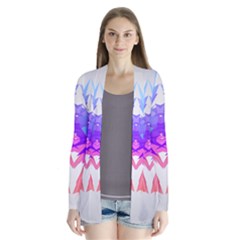 Poly Symmetry Spot Paint Rainbow Cardigans by Mariart