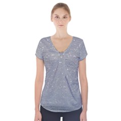 Lake Shine Short Sleeve Front Detail Top by DeneWestUK