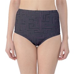 Pattern High-waist Bikini Bottoms by Valentinaart