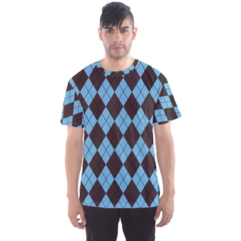 Plaid Pattern Men s Sport Mesh Tee by Valentinaart