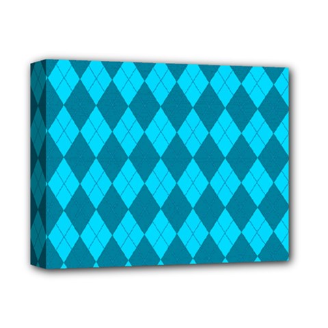 Plaid Pattern Deluxe Canvas 14  X 11  by Valentinaart