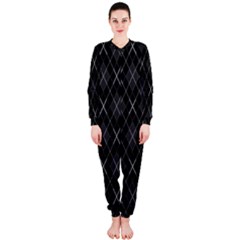 Plaid Pattern Onepiece Jumpsuit (ladies)  by Valentinaart