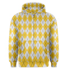 Plaid Pattern Men s Zipper Hoodie by Valentinaart