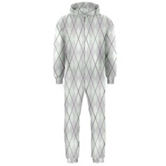 Plaid Pattern Hooded Jumpsuit (men)  by Valentinaart