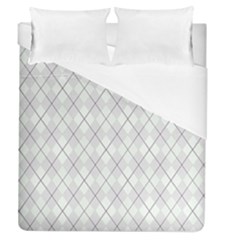 Plaid Pattern Duvet Cover (queen Size) by Valentinaart