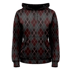 Plaid Pattern Women s Pullover Hoodie by Valentinaart